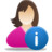 Female user info Icon